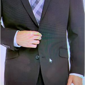 Men’s black suit jacket, 42 Regular. *NEW WITH TAGS*